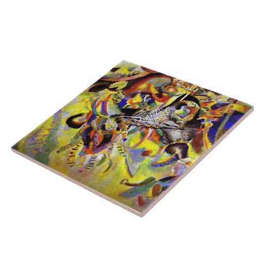 Kandinsky - Fugue, abstract painting, タイル (側面)