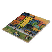 Kandinsky - Houses in Munich, タイル (側面)