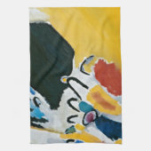 Kandinsky Impression IIIコンサート抽象芸術絵画ズ キッチンタオル (縦)