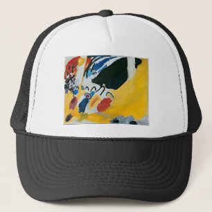 Kandinsky Impression IIIコンサート抽象芸術絵画ズ キャップ