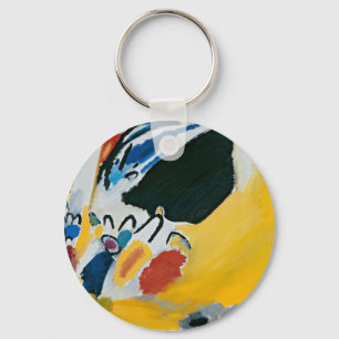 Kandinsky Impression IIIコンサート抽象芸術絵画ズ キーホルダー