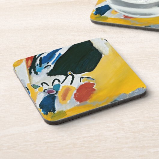 Kandinsky Impression IIIコンサート抽象芸術絵画ズ コースター (左側)