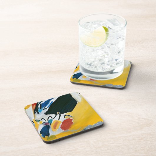 Kandinsky Impression IIIコンサート抽象芸術絵画ズ コースター (右側)