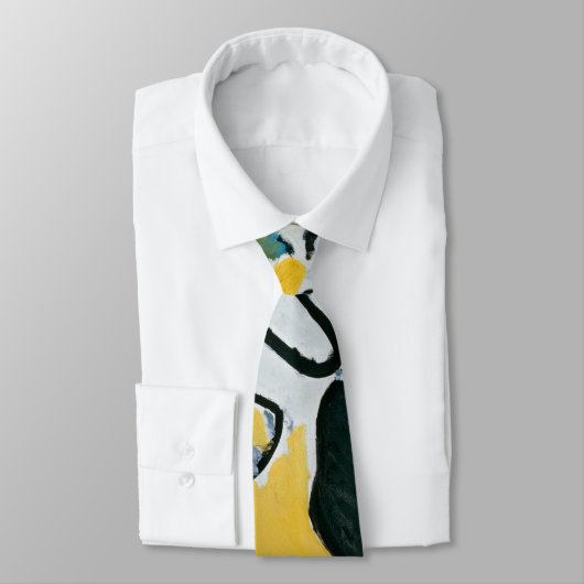 Kandinsky Impression IIIコンサート抽象芸術絵画ズ ネクタイ (タイ)