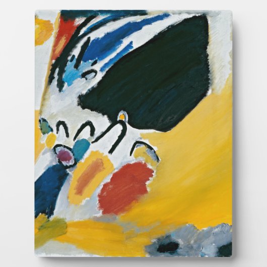 Kandinsky Impression IIIコンサート抽象芸術絵画ズ フォトプラーク (正面)