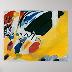 Kandinsky Impression IIIコンサート抽象芸術絵画ズ ポスター