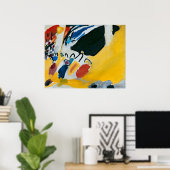 Kandinsky Impression IIIコンサート抽象芸術絵画ズ ポスター (ホームオフィス)
