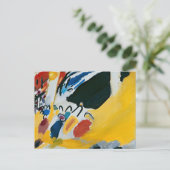 Kandinsky Impression IIIコンサート抽象芸術絵画ズ ポストカード (スタンド正面)