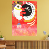 KANDINSKY - IN BETWEEN (Entre deux) - 1934 - キャンバスプリント (インサイチュ (リビング))