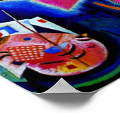 Kandinsky In Blue抽象芸術絵画のアートポスター ポスター (角)
