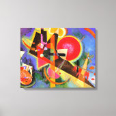 Kandinsky - In Blue, abstract art, キャンバスプリント (正面)