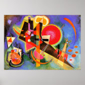 Kandinsky - In Blue, abstract art, ポスター (正面)