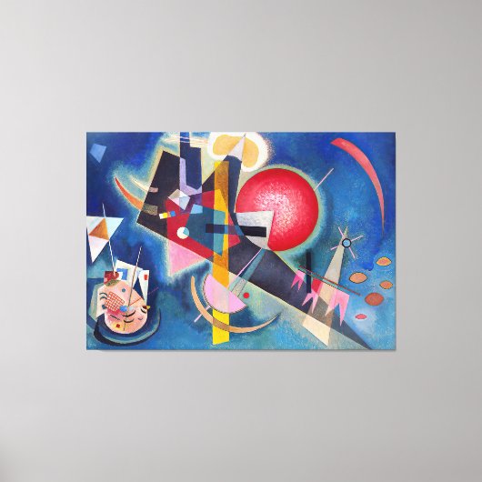 KANDINSKY - IN BLUE (Im Blau) - 1925 – バウハウス –  キャンバスプリント (正面)