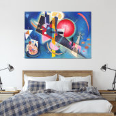 KANDINSKY - IN BLUE (Im Blau) - 1925 – バウハウス –  キャンバスプリント (インサイチュ (寝室))