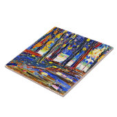 Kandinsky - In the Park of St. Cloud - Autumn II タイル (側面)