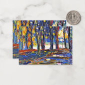 Kandinsky - In the Park of St. Cloud - Autumn II ノートカード (正面/裏面インサイチュ)