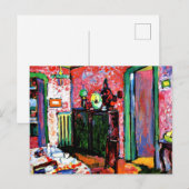 Kandinsky: Interior, My Dining Room,  ポストカード (正面/裏面)