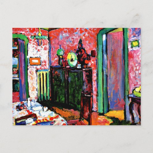 Kandinsky: Interior, My Dining Room,  ポストカード (正面)