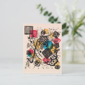 Kandinsky - Kleine Welten V. ポストカード (スタンド正面)