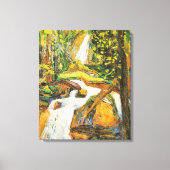 Kandinsky - Kochel: Waterfall I, キャンバスプリント (正面)