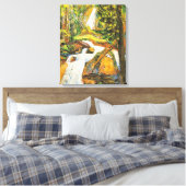 Kandinsky - Kochel: Waterfall I, キャンバスプリント (インサイチュ (寝室))