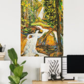 Kandinsky - Kochel: Waterfall I, ポスター (ホームオフィス)