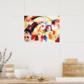 Kandinsky - Landscape with Red Spots ポスター (キッチン)