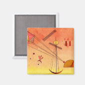 Kandinsky - Light Attachment絵画、有名な マグネット (正面/裏面)