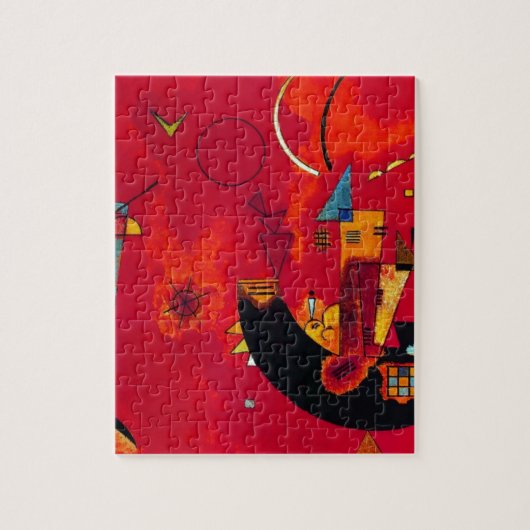 Kandinsky Mit und Gegen ジグソーパズル (縦)
