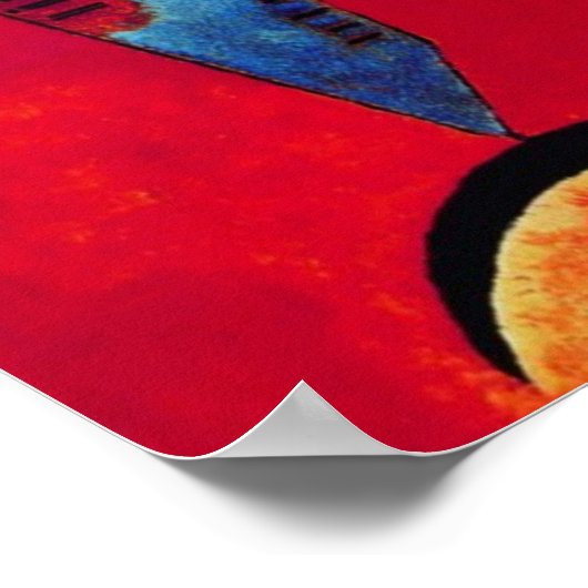 Kandinsky Mit und Gegen Abstract Painting Poster ポスター (角)