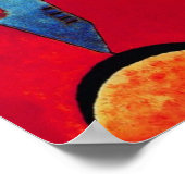 Kandinsky Mit und Gegen Abstract Painting Poster ポスター (角)