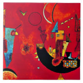 Kandinsky - Mit und Gegen (With and Against) タイル (正面)