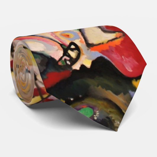 Kandinsky Modern Abstract Painting Artwork ネクタイ (ロール)