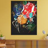 KANDINSKY - MOVEMENT-I (Bewegung I) - 1935 - キャンバスプリント (インサイチュ (リビング))