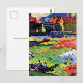 Kandinsky - Munich-Schwabing painting ポストカード (正面/裏面)