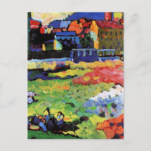Kandinsky - Munich-Schwabing painting ポストカード (正面)