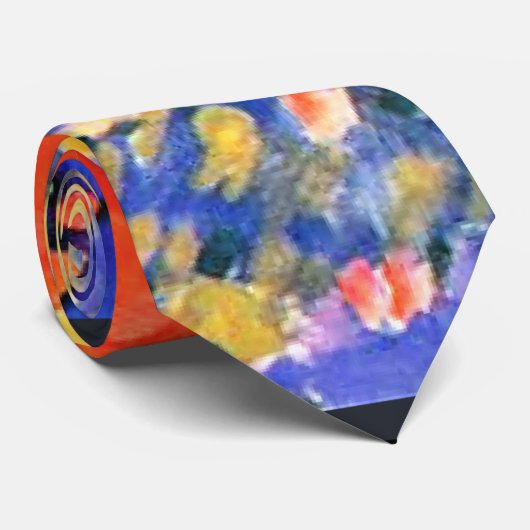 Kandinsky - Red Wall Destiny. ネクタイ (ロール)