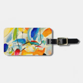 Kandinsky Sea Battle Painting 1913 ラゲッジタグ (正面横)