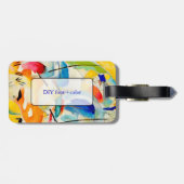 Kandinsky Sea Battle Painting 1913 ラゲッジタグ (裏面横)