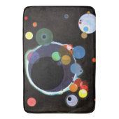 Kandinsky - Several Circles, famous abstract art バスマット (正面縦)