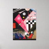 KANDINSKY - SHARP CALM PINK (Scharfruiges Rosa) - キャンバスプリント (正面)