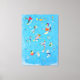 KANDINSKY - SKY BLUE (Bleu de Ciel) - 1940 - キャンバスプリント