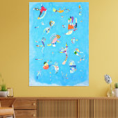 KANDINSKY - SKY BLUE (Bleu de Ciel) - 1940 - キャンバスプリント (インサイチュ (リビング))