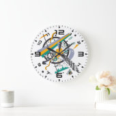Kandinsky Small Worlds IV Wall Clock ラージ壁時計 (ホーム)