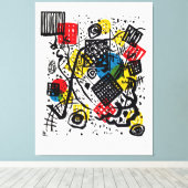 KANDINSKY - SMALL WORLDS V - 1922 – バウハウス – キャンバスプリント (インサイチュ (ウッドフロア))