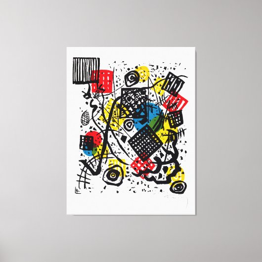 KANDINSKY - SMALL WORLDS V - 1922 – バウハウス – キャンバスプリント (正面)