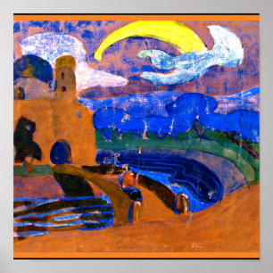 Kandinsky - The Comet, colorful abstract painting, ポスター