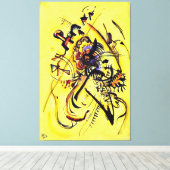 Kandinsky - The Unknown Voice, 抽象芸術・アート キャンバスプリント (インサイチュ (ウッドフロア))