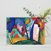 Kandinsky - The Waterfall、カラフルアートワーク、 カード (スタンド正面)