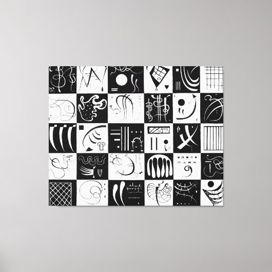 KANDINSKY - THIRTY (Dreisig - Trente) - 1937 - キャンバスプリント (正面)